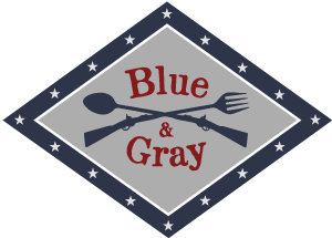 Blue & Gray Bar and Grill Logo